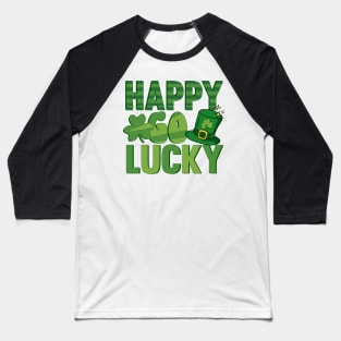 Happy Go Lucky Baseball T-Shirt